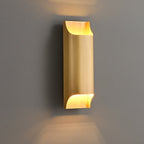 Modern Brass Wall Light With Warm LED Glow for Living Room — Ashbury Home & Living