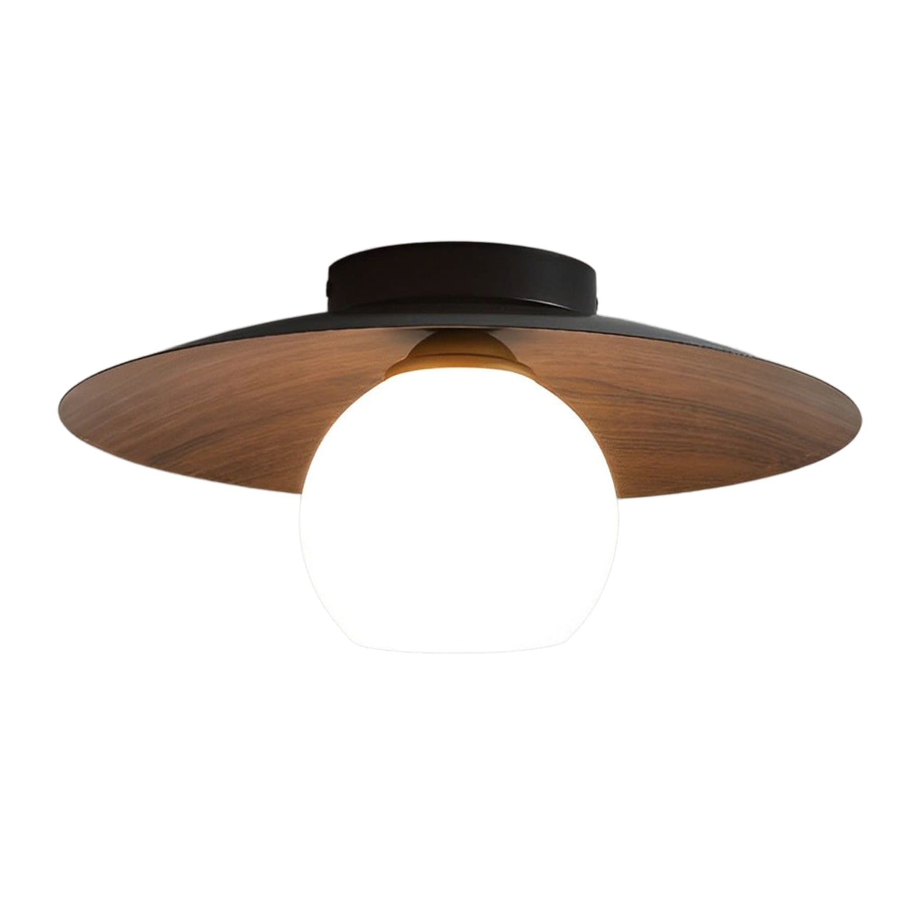 Modern Iron Semi-Flush Mount Ceiling Light for Living Room — Ashbury Home & Living