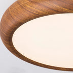 Scandinavian Wood Flush Mount Ceiling Light for Living Room — Ashbury Home & Living