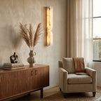 Modern Marble Wall Light With Warm LED Glow for Living Room — Ashbury Home & Living