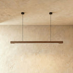 Minimalist Wood Pendant Light With Warm Daylight Glow For Dining Room — Ashbury Home & Living