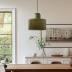 Bauhaus Glass E27 Pendant Light for Kitchen