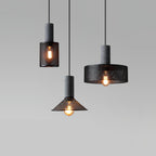 Industrial Concrete Pendant Light With Warm LED Glow — Ashbury Home & Living