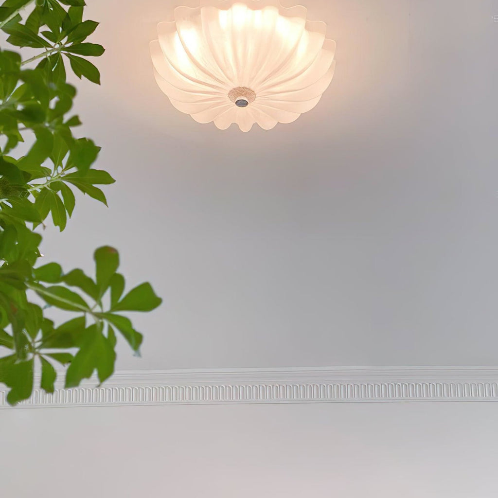 Vintage Glass Flush Mount Ceiling Light for Living Room — Ashbury Home & Living