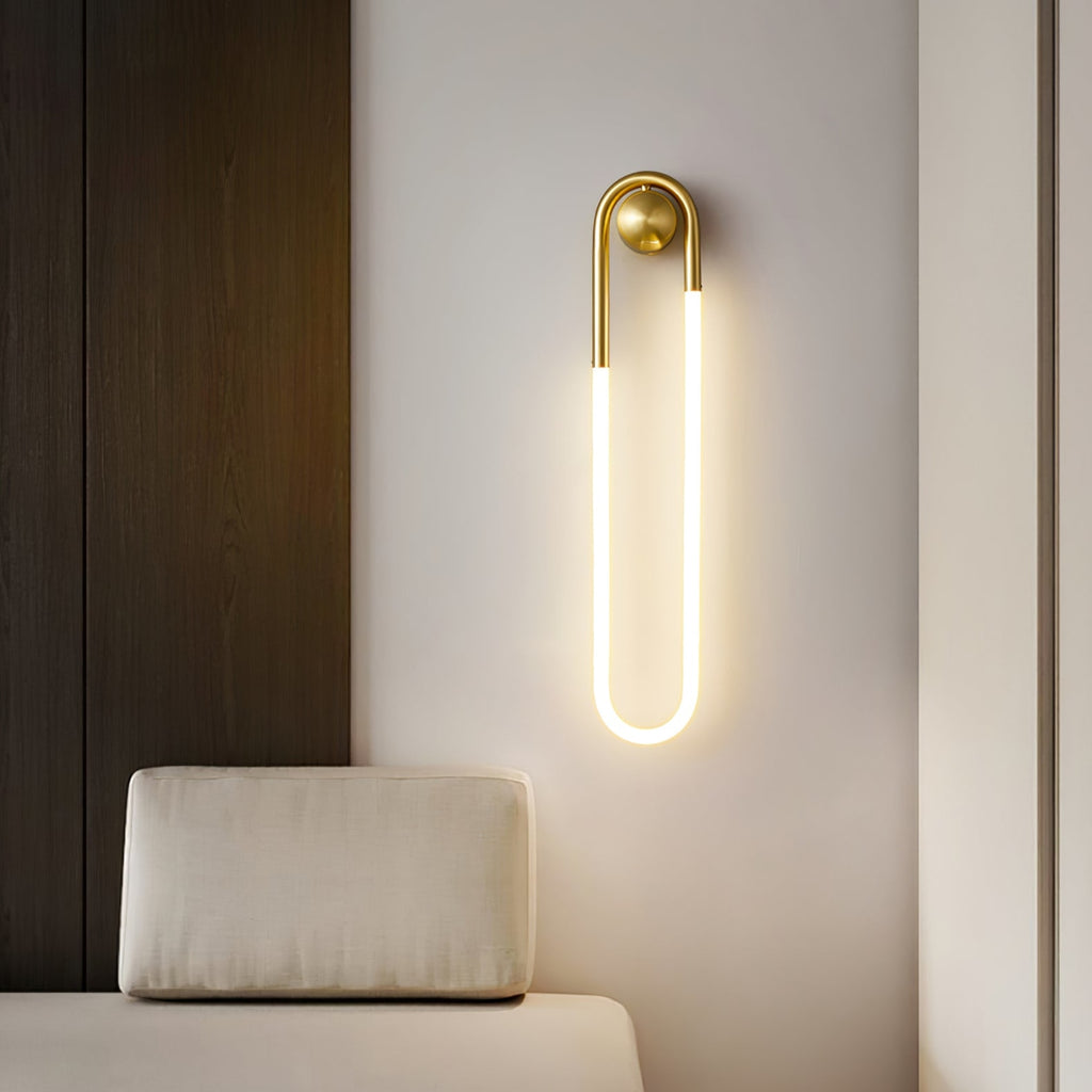 Minimalist Metal Wall Light for Living Room and Bedroom — Ashbury Home & Living