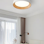 Scandinavian Wood Flush Mount Ceiling Light for Living Room — Ashbury Home & Living