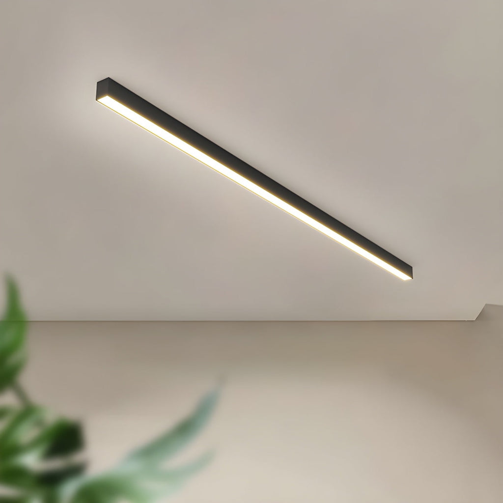 Minimalist Linear Metal Ceiling Light for Living Room — Ashbury Home & Living