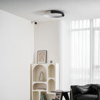 Modern Wood Flush Mount Ceiling Light for Living Room — Ashbury Home & Living