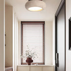Minimalist Travertine Flush Mount Ceiling Light — Ashbury Home & Living