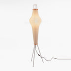 Rice Paper Floor Lamp With Tripod Stand