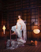 Rice Paper Floor Lamp With Tripod Stand