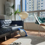 Rice Paper Floor Lamp With Tripod Stand