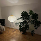 Rice Paper Floor Lamp With Tripod Stand