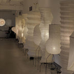 Rice Paper Floor Lamp With Tripod Stand