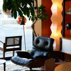 Rice Paper Floor Lamp With Tripod Stand