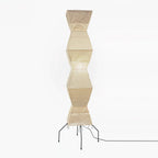 Rice Paper Floor Lamp With Tripod Stand