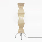 Rice Paper Floor Lamp With Tripod Stand