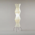 Rice Paper Floor Lamp With Tripod Stand