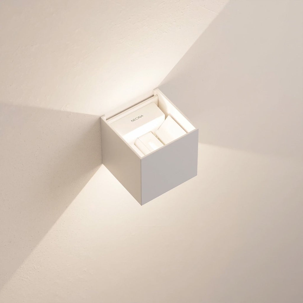 Up Down Cube Wall Light For Indoor Use