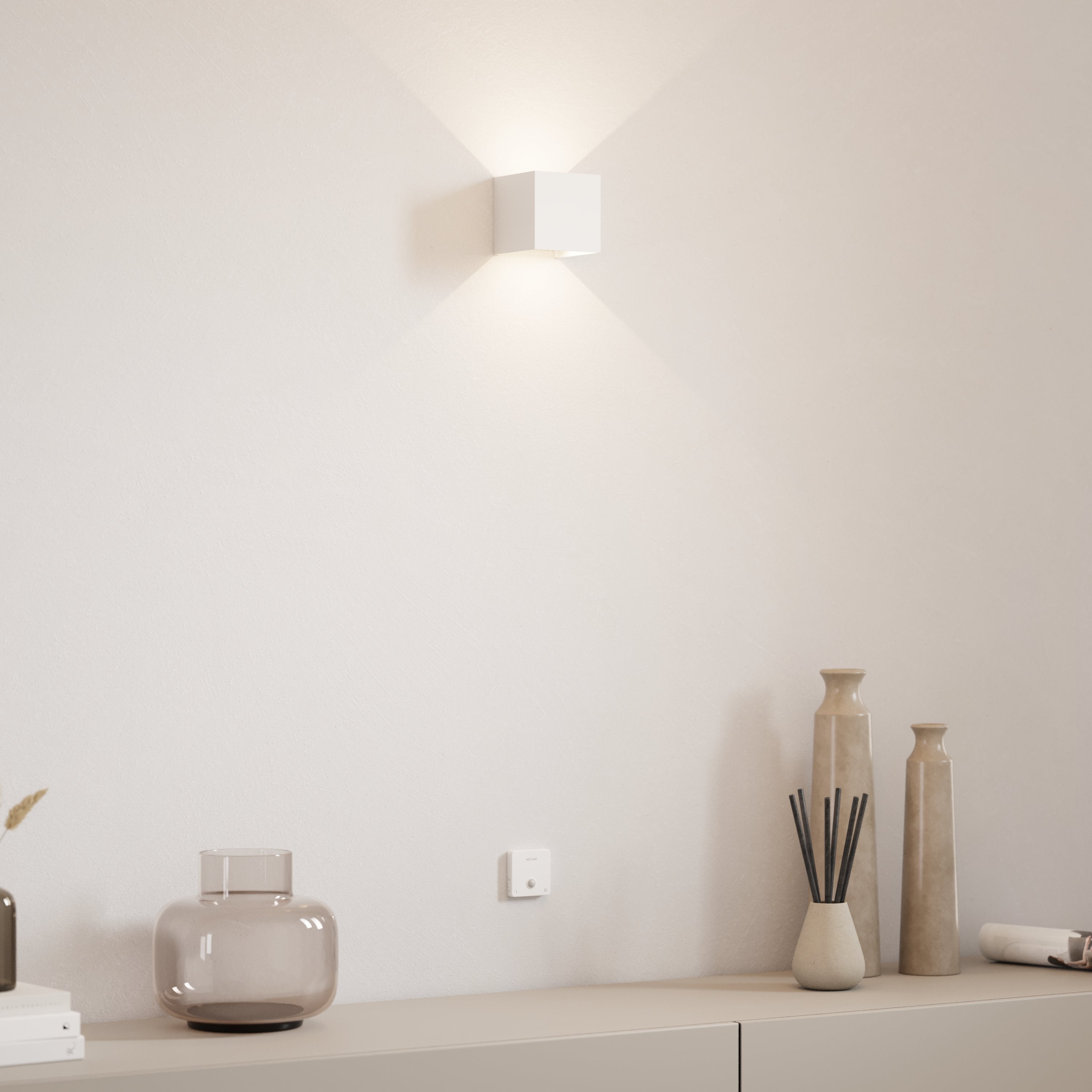 Up Down Cube Wall Light For Indoor Use