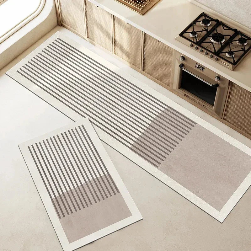 Non-Slip Kitchen Mat Absorbent Cushioned Kitchen Runner Rug Washable Anti-Slip Floor Mat for Kitchen | Sink Area and Hallway