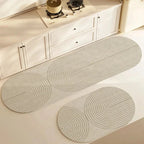 Non-Slip Kitchen Mat Absorbent Cushioned Kitchen Runner Rug Washable Anti-Slip Floor Mat for Kitchen | Sink Area and Hallway