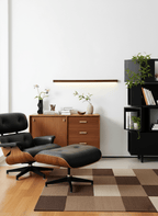 Minimalist Linear Wood Wall Light With Soft Downlight
