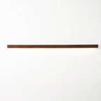 Minimalist Linear Wood Wall Light With Soft Downlight