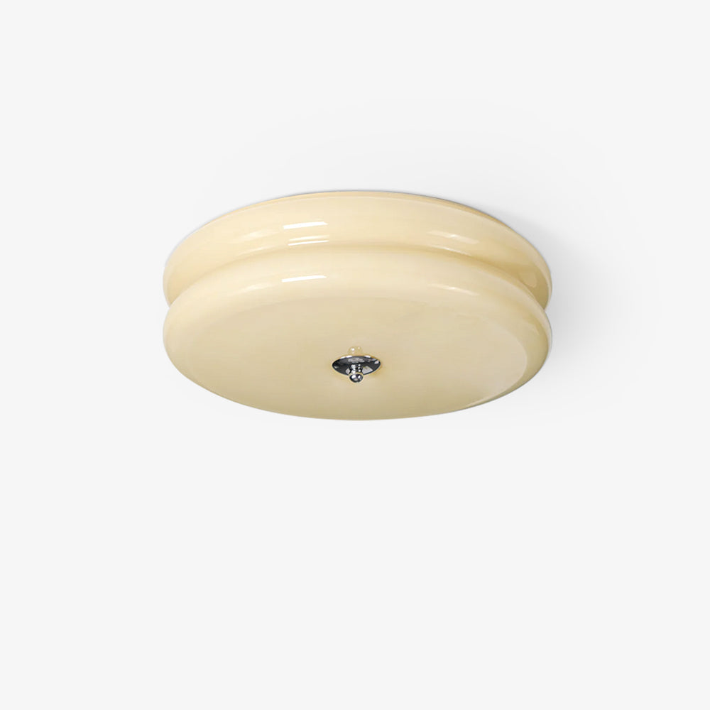 Art Deco Vintage Glass Flush Mount Ceiling Light