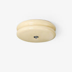 Art Deco Vintage Glass Flush Mount Ceiling Light