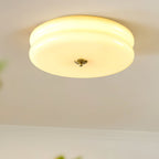 Art Deco Vintage Glass Flush Mount Ceiling Light