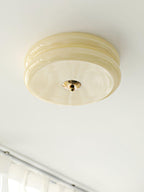 Art Deco Vintage Glass Flush Mount Ceiling Light