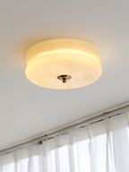 Art Deco Vintage Glass Flush Mount Ceiling Light