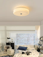Art Deco Vintage Glass Flush Mount Ceiling Light