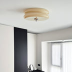 Art Deco Vintage Glass Flush Mount Ceiling Light