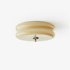 Art Deco Vintage Glass Flush Mount Ceiling Light