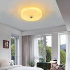 Art Deco Vintage Glass Flush Mount Ceiling Light