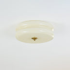 Art Deco Vintage Glass Flush Mount Ceiling Light