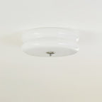 Art Deco Vintage Glass Flush Mount Ceiling Light
