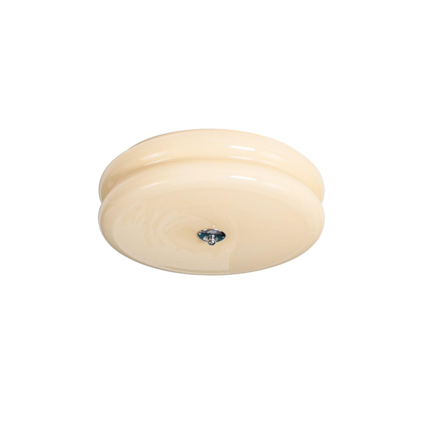 Art Deco Vintage Glass Flush Mount Ceiling Light