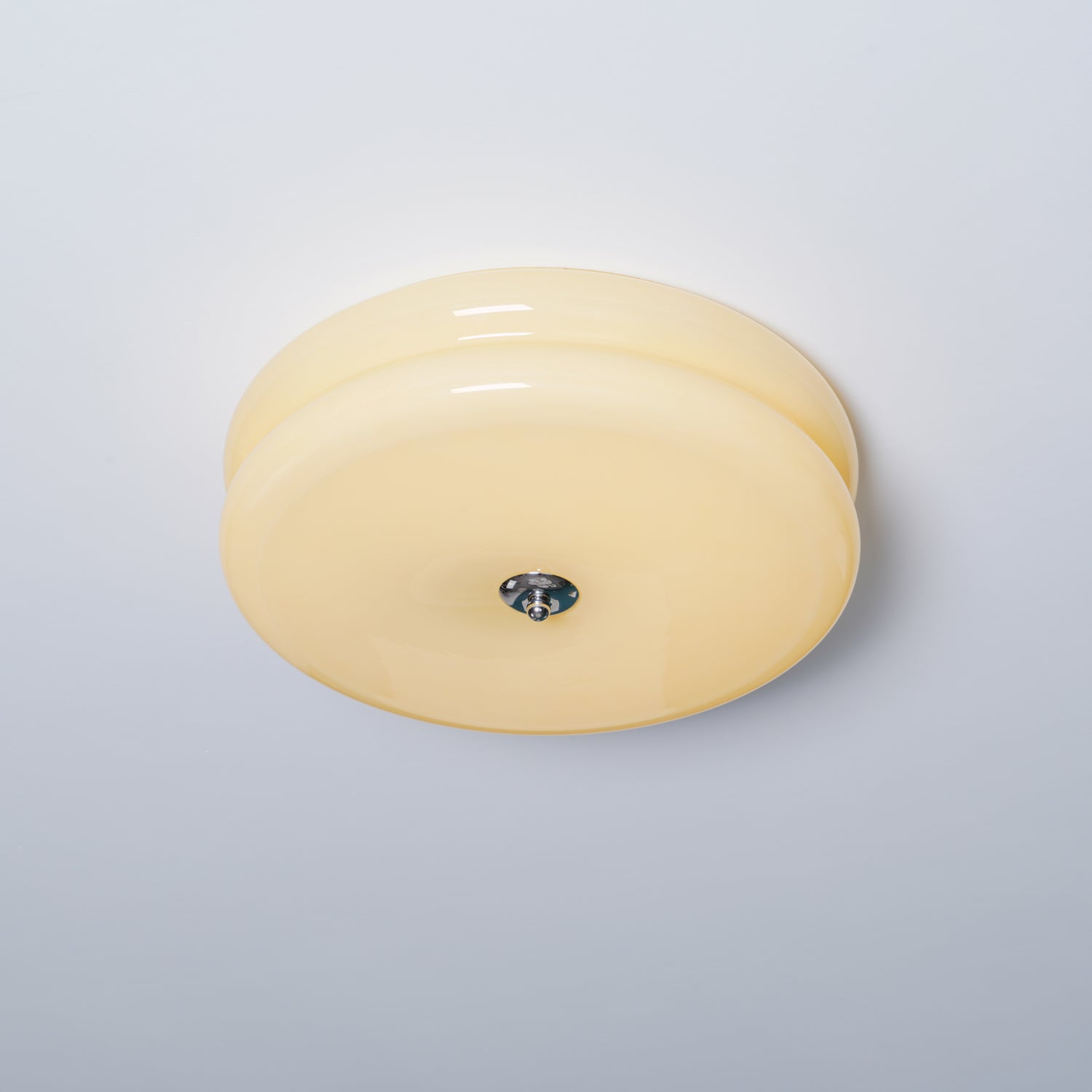 Art Deco Vintage Glass Flush Mount Ceiling Light