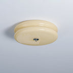 Art Deco Vintage Glass Flush Mount Ceiling Light