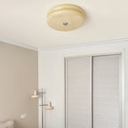 Art Deco Vintage Glass Flush Mount Ceiling Light