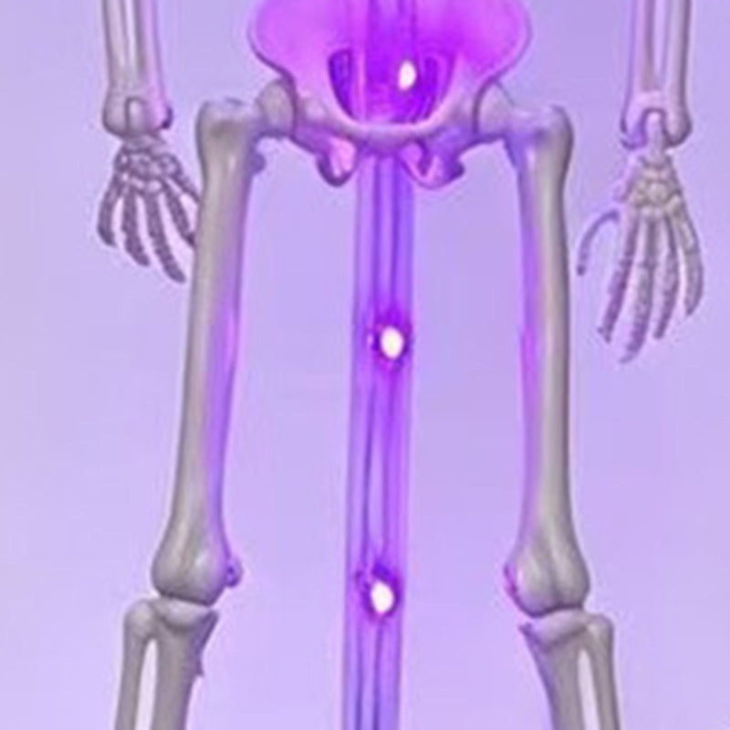 Solar Skeleton Stake Light Halloween Garden Light LED Outdoor Ground Light Waterproof Skeleton Pathway Decoration for Yard and Lawn