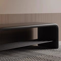 Faux Leather Shoe Bench with Storage Shelf Carbon Steel Entryway Bench Upholstered Hallway Seat with Side Pocket for Entryway and Bedroom