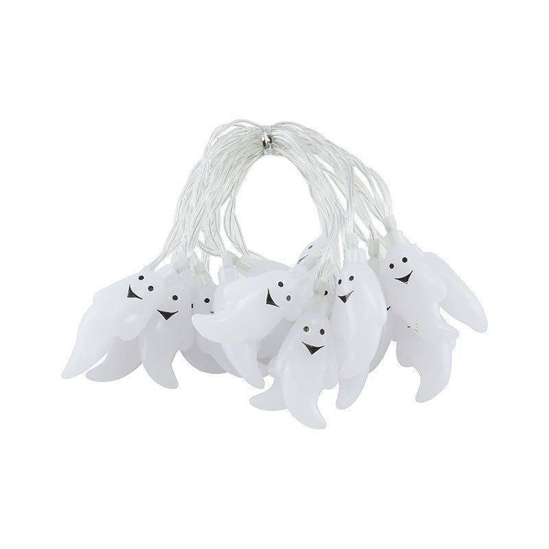 Halloween Ghost String Lights LED Copper Wire Fairy Lights Waterproof Outdoor Ghost Lights for Garden | Fence and Party Decoration