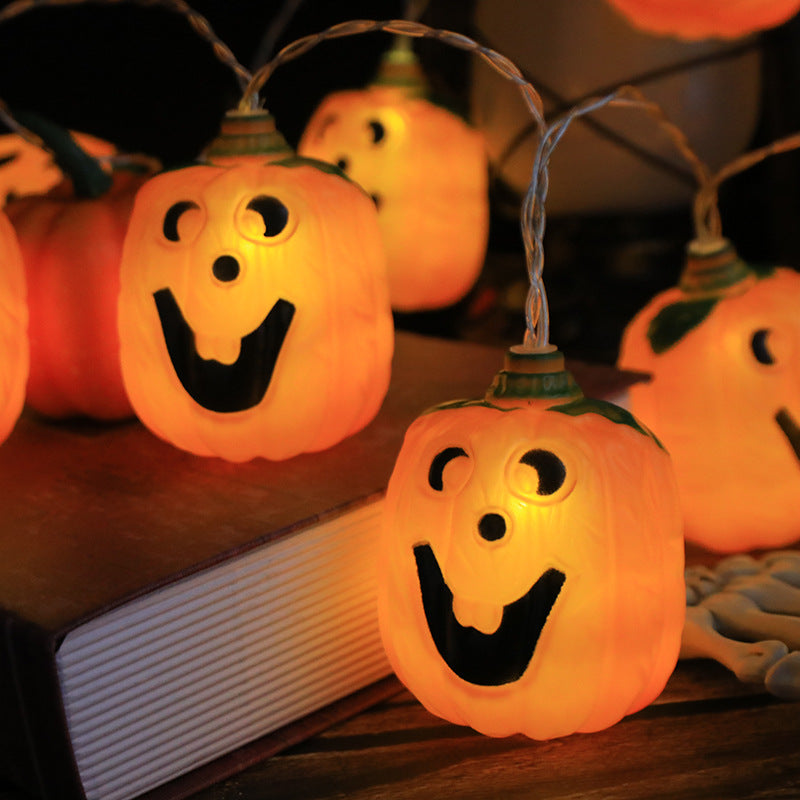 Halloween Pumpkin String Lights LED Jack O Lantern Fairy Lights with Remote Control USB Powered Pumpkin Garland for Party | Garden and Bedroom