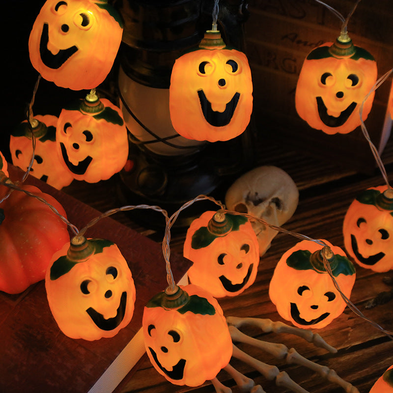 Halloween Pumpkin String Lights LED Jack O Lantern Fairy Lights with Remote Control USB Powered Pumpkin Garland for Party | Garden and Bedroom