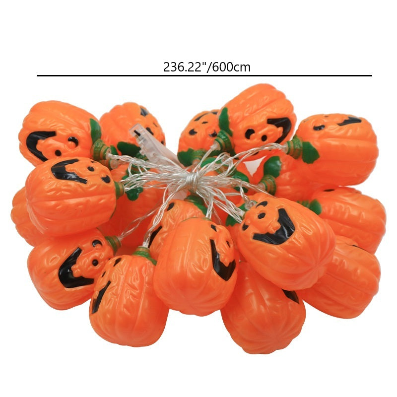 Halloween Pumpkin String Lights LED Jack O Lantern Fairy Lights with Remote Control USB Powered Pumpkin Garland for Party | Garden and Bedroom