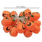 Halloween Pumpkin String Lights LED Jack O Lantern Fairy Lights with Remote Control USB Powered Pumpkin Garland for Party | Garden and Bedroom